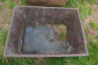 2 CAST TROUGHS - 5