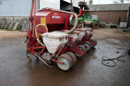 BECKER AEROMAT T 6 ROW MAIZE DRILL