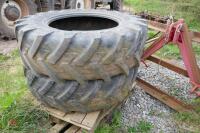 2 14.9 R28 FRONT TRACTOR TYRES - 2