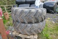 2 14.9 R28 FRONT TRACTOR TYRES - 4