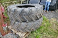 2 14.9 R28 FRONT TRACTOR TYRES - 5