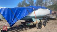 21' SAILING BOAT AND TRAILER - 3