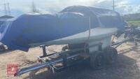 21' SAILING BOAT AND TRAILER - 12