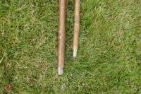 2 WOODEN WALKING STICKS - 4