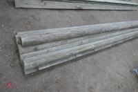 7 X 12' WOODEN HALF RAILS - 3