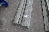 7 X 12' WOODEN HALF RAILS - 5