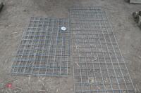 3 LENGTHS OF 5MM WELD MESH - 4