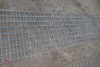 2 LENGTHS OF 5MM WELD MESH - 4