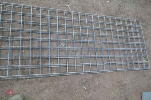 2 LENGTHS OF 5MM WELD MESH