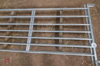 2 X 6' GALVANISED SHEEP HURDLES