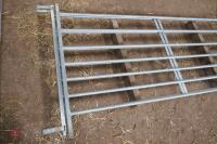 2 X 6' GALVANISED SHEEP HURDLES - 3