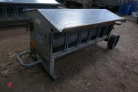 IAE MOBILE 4' DOUBLE SIDED GALVANISED SHEEP CREEP FEEDER - 6