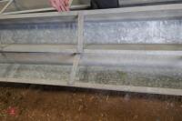 2 IAE GALVANISED GROUND FEED TROUGHS - 4