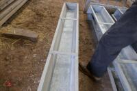 2 IAE GALVANISED GROUND FEED TROUGHS - 3