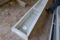 2 IAE GALVANISED GROUND FEED TROUGHS - 5