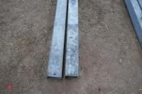 GALVANISED GATE HANGING & LATCHING POSTS - 2