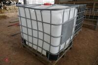 SCHUTZ WHITE IBC CONTAINER IN MESH CAGE - 5