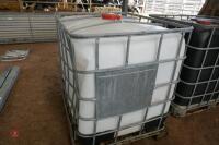 SCHUTZ WHITE IBC CONTAINER IN MESH CAGE - 7