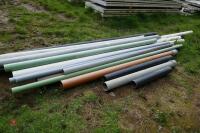 LARGE QTY OF PLASTIC PIPE - 5