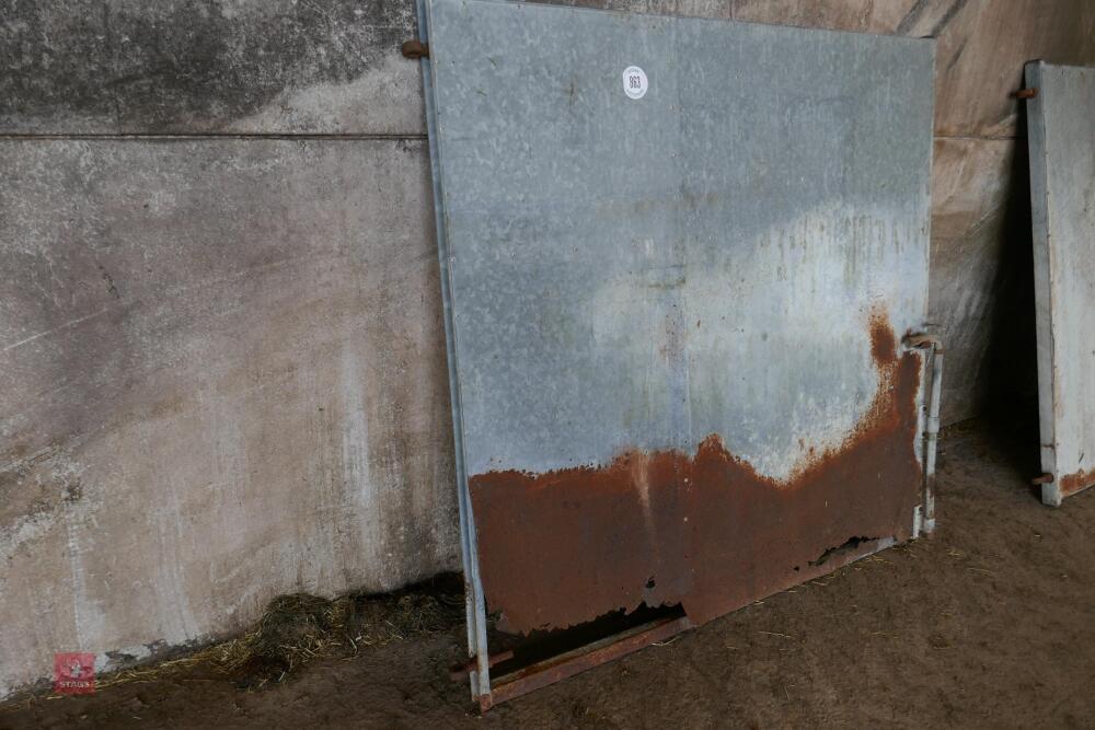 GALVANISED SHEETED DOOR