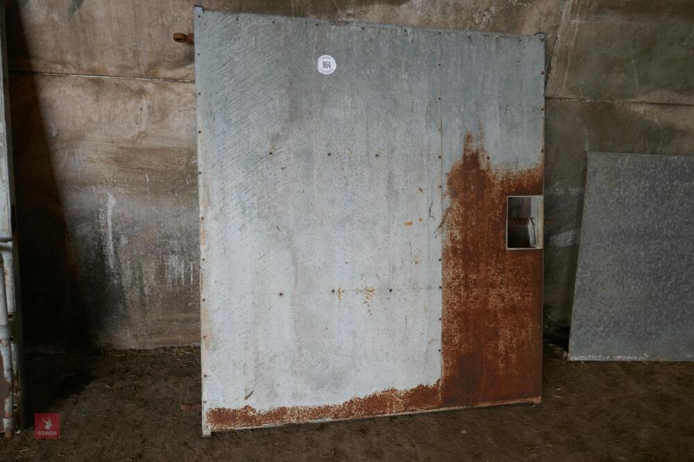 GALVANISED SHEETED DOOR