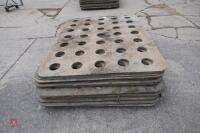 20 RUBBER SILAGE CLAMP MATS - 4