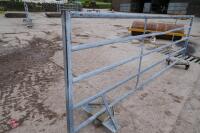 13' GALVANISED FREESTANDING TROLLEY GATE - 3