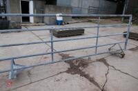 13' GALVANISED FREESTANDING TROLLEY GATE - 6