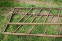 2 14' 3" CATTLE FEED BARRIER TOPS - 2