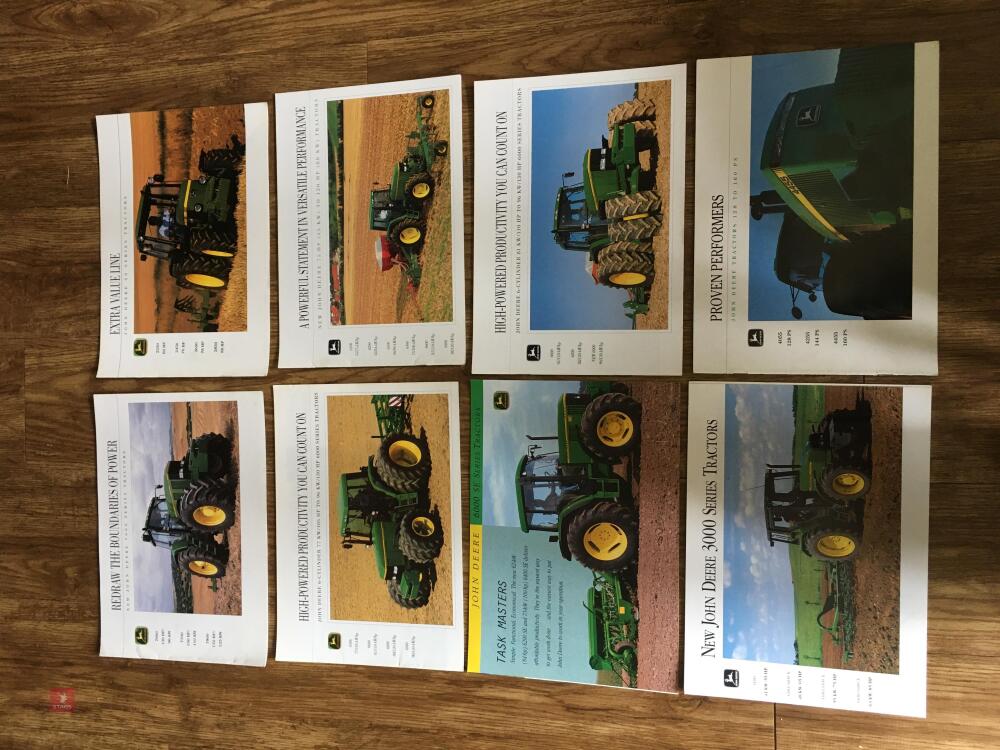 JD TRACTOR BROCHURES