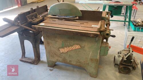 3 PHASE ROBINSON TABLE SAW