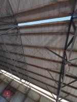 OPEN SPAN METAL FRAMED BARN 45' X 90' - 28