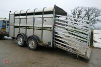 IFOR WILLIAMS 12' LIVESTOCK TRAILER - 9