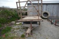 SINGLE AXLE 10' WOODEN BALE TRAILER - 2