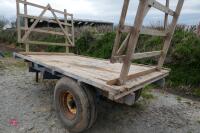 SINGLE AXLE 10' WOODEN BALE TRAILER - 6