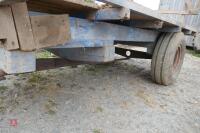 SINGLE AXLE 10' WOODEN BALE TRAILER - 9