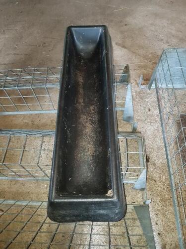 6 X 3' PLASTIC GROUND FEED TROUGHS