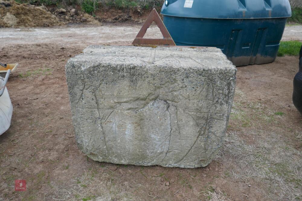 'A' FRAME CONCRETE WEIGHT