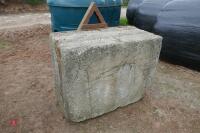 'A' FRAME CONCRETE WEIGHT - 5