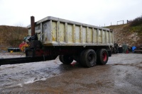 17' ALLOY BODY TWIN AXLE TIPPING TRAILER