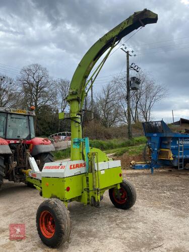 1995 CLAAS JAGUAR 51 FORAGE HARVESTER