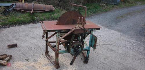 DENNING PTO CIRCULAR SAW BENCH