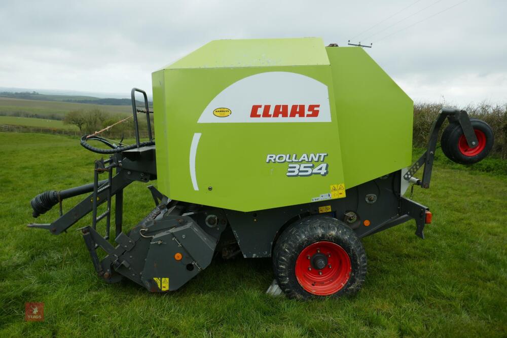 2008 CLAAS ROLLANT 354 ROUND BALER