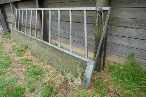 15' CATTLE FEED BARRIER