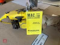 MCCULLOCH MAC-10 SERIES CHAINSAW S/R - 4