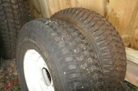 SET OF 4 *AS NEW* TURF TYRES - 6