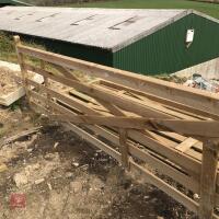 NEW 15FT EXMOOR WOODEN FIELD GATE - 3