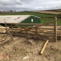 NEW 15FT EXMOOR WOODEN FIELD GATE - 4