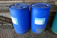 2 X 200L DRUMS OF RED LABEL HYPOCHLORITE - 2