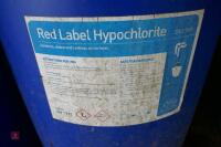 2 X 200L DRUMS OF RED LABEL HYPOCHLORITE - 3